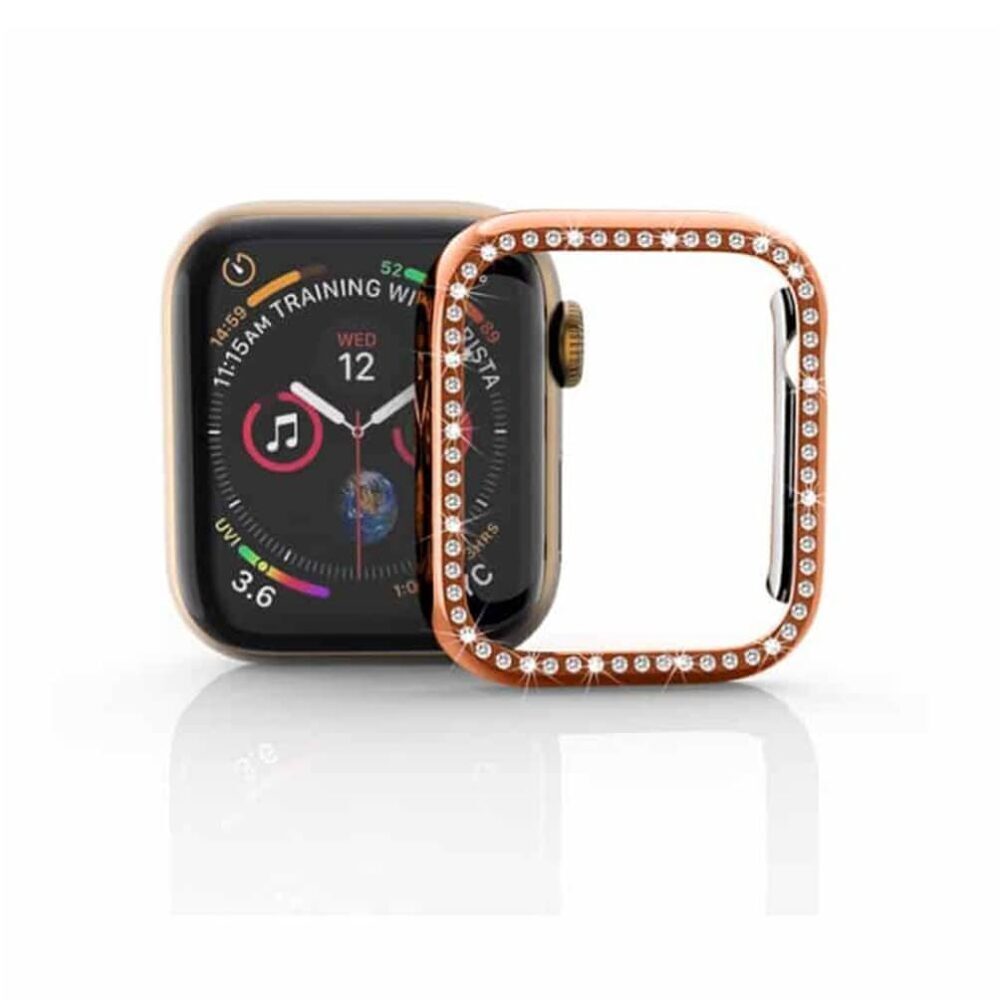 Rhinestone PC Bumper Case for Apple Watch 7 - 45mm - Image 4