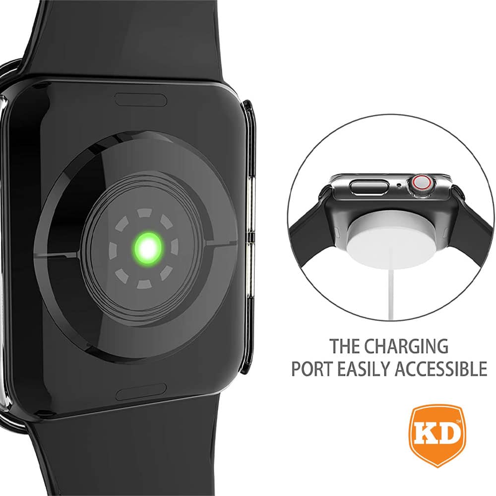 PC Protective Case & Glass Screen Protector for 40mm Apple Watch - Image 6