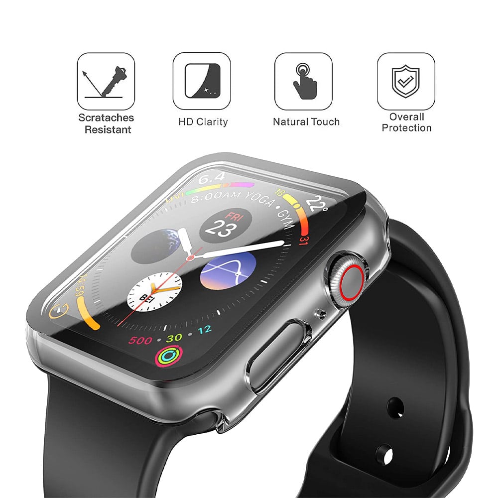 PC Protective Case & Glass Screen Protector for 40mm Apple Watch - Image 9