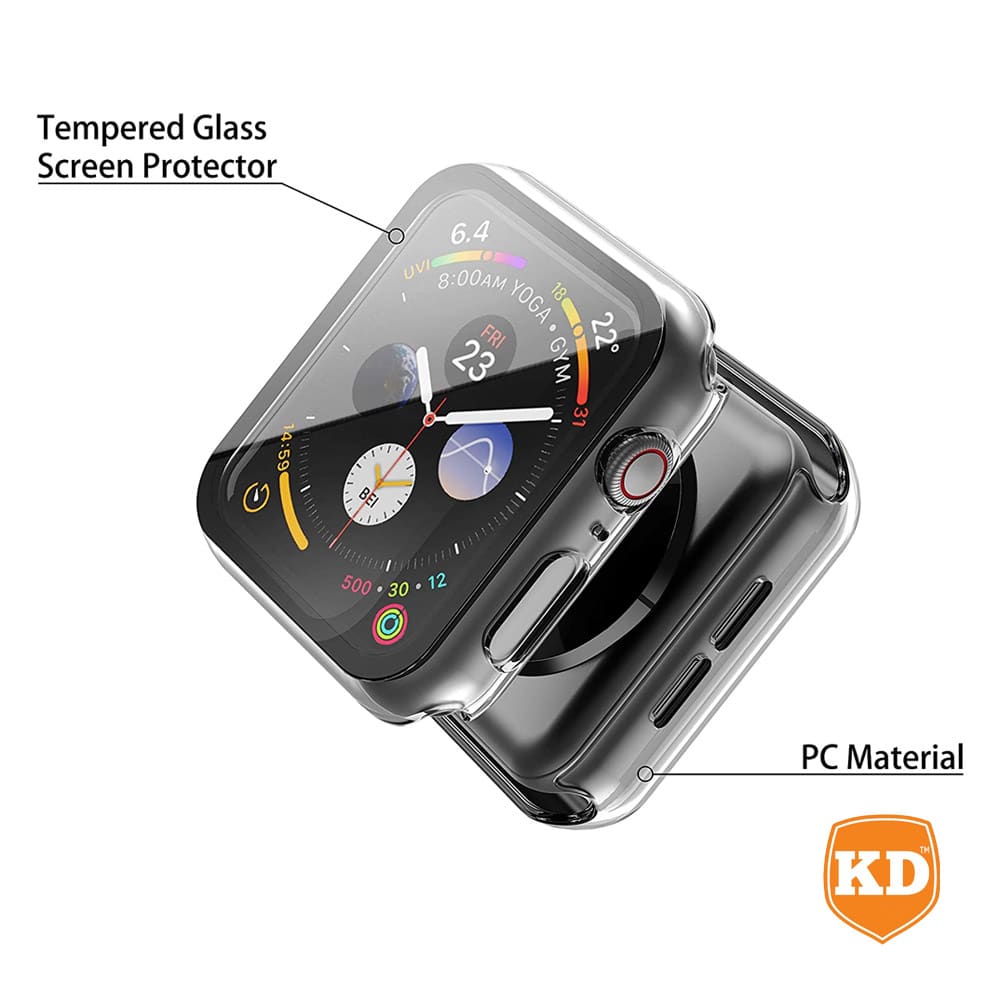 PC Protective Case & Glass Screen Protector for 40mm Apple Watch - Image 10