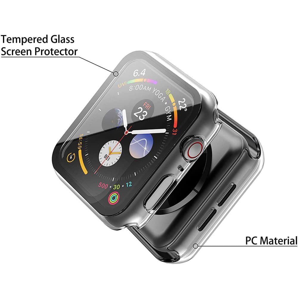 PC Protective Case & Glass Screen Protector for 38mm Apple Watch - Image 7