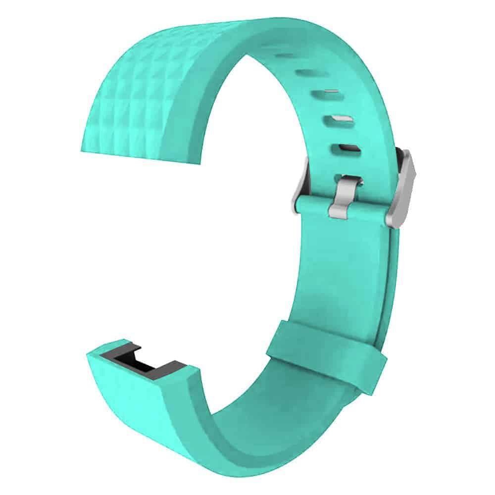 Silicone Strap for Fitbit Charge 2 - Frost Blue, M-L
