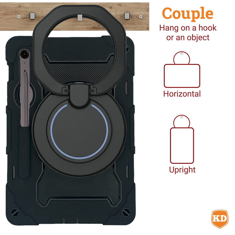 Protective Cover Case with Strap for Samsung Galaxy Tab S9 - Image 5