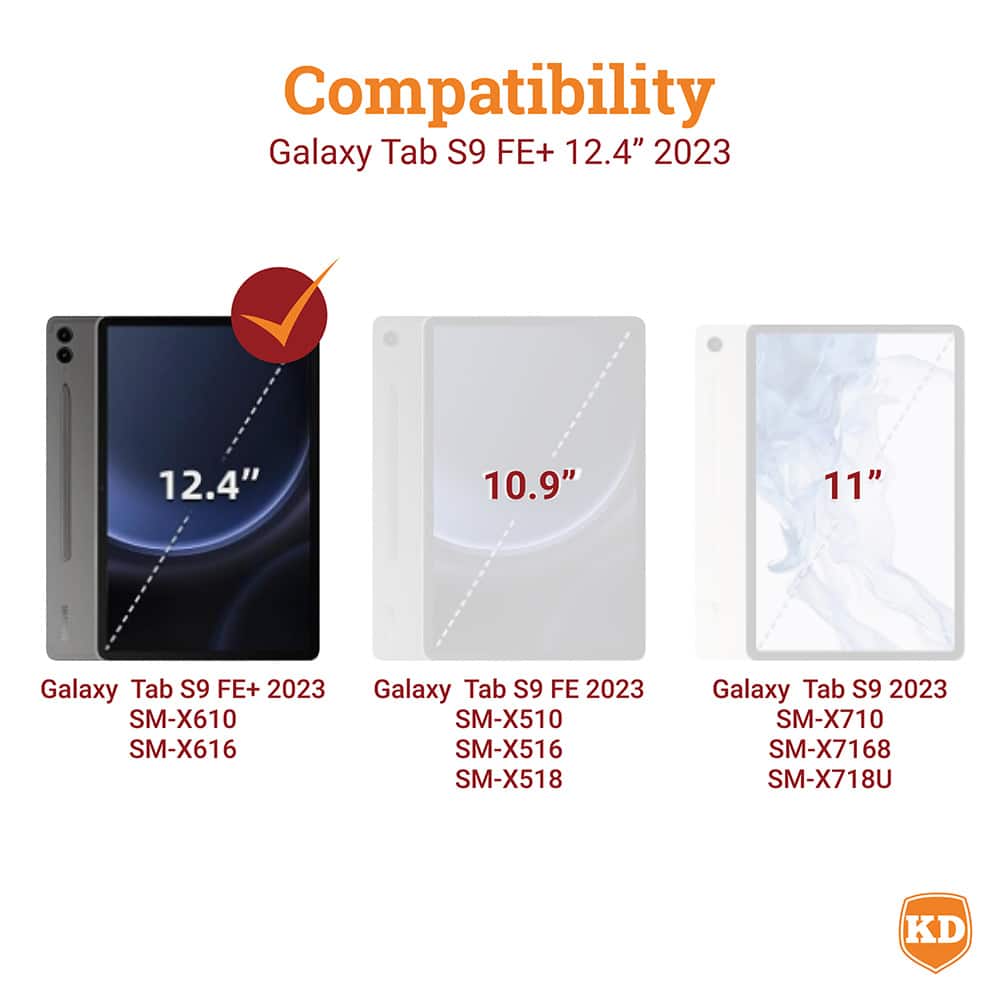 Protective Cover Case with Strap for Samsung Galaxy Tab S9 - Image 8