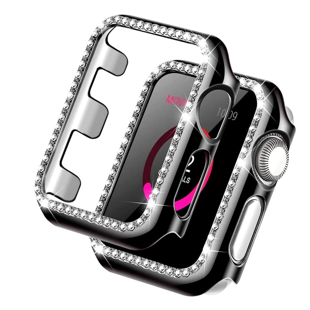 Rhinestone Protective Frame for 44mm Apple Watch - Image 3