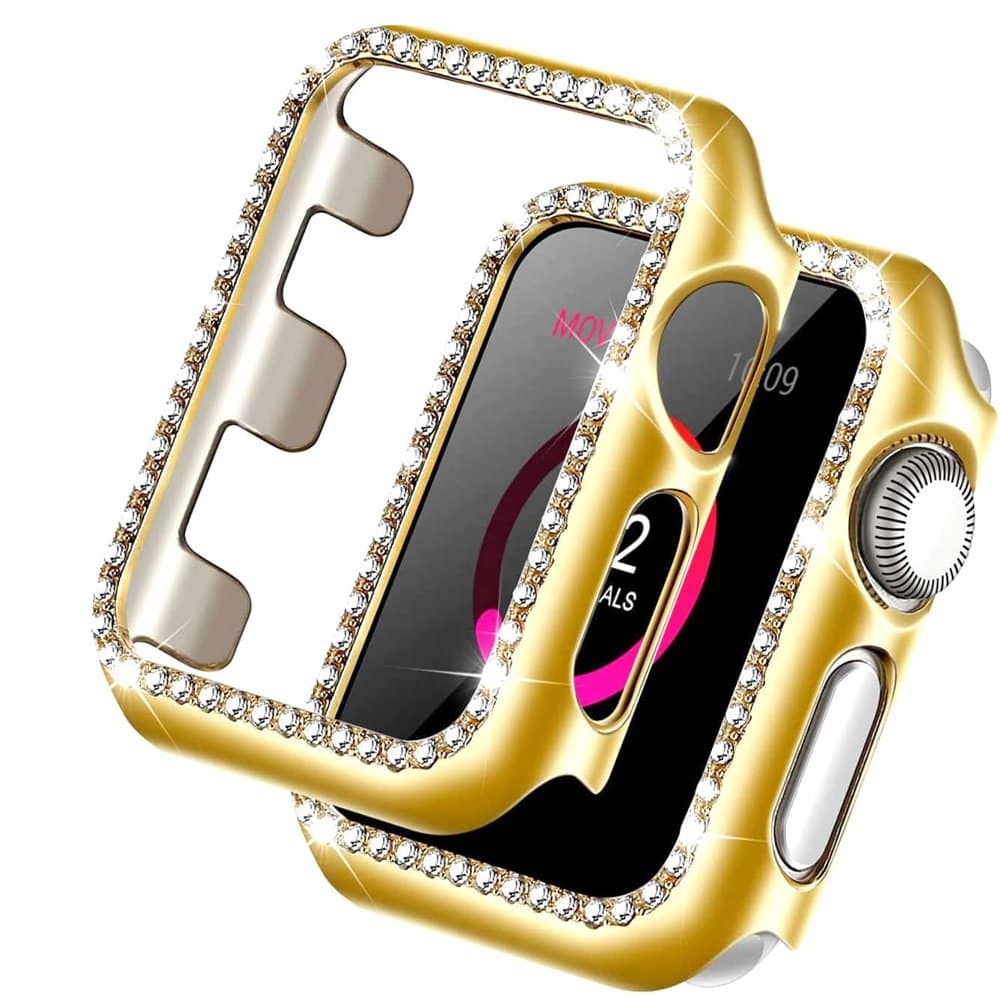 Rhinestone Protective Frame for 38mm Apple Watch - Image 10