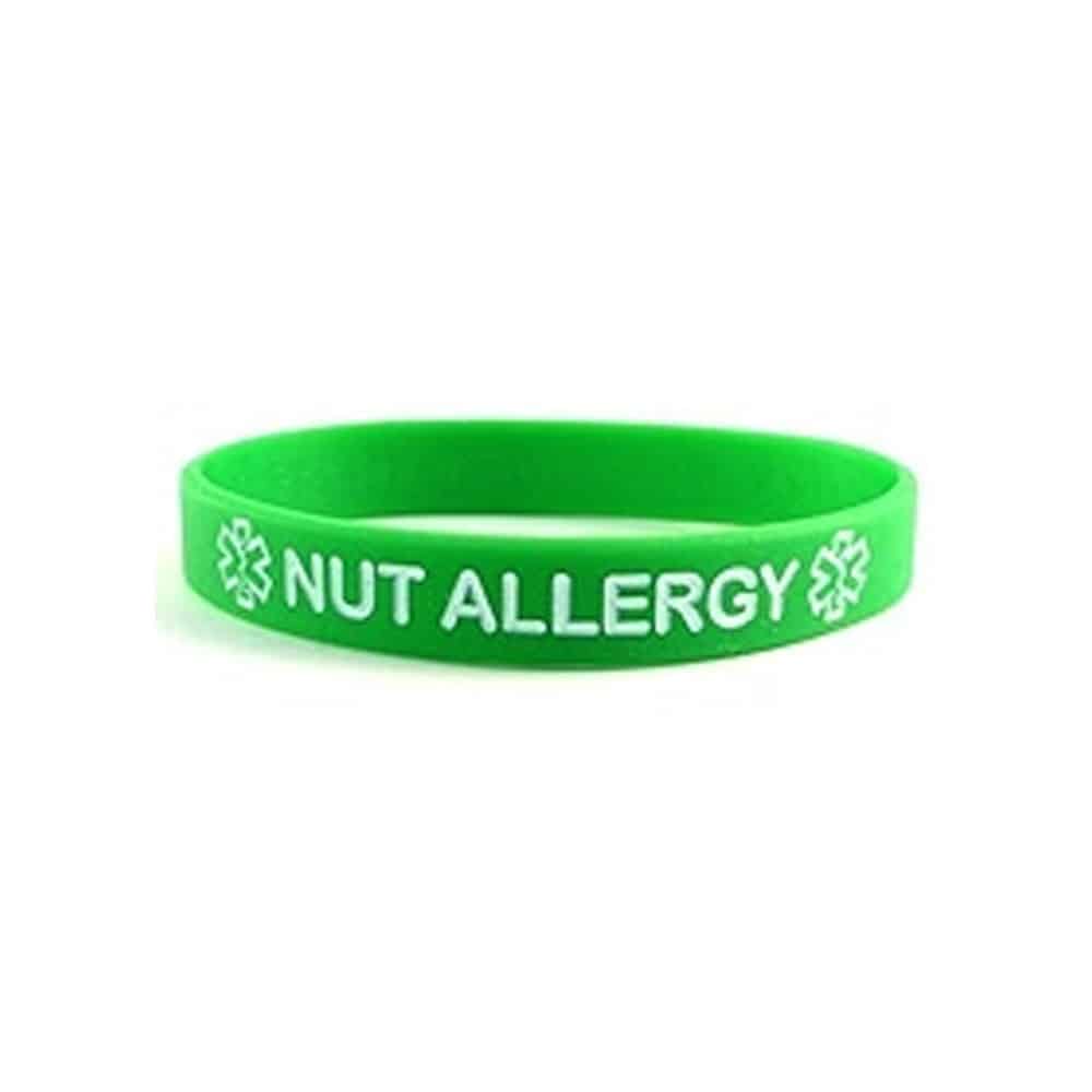 Emergency Nut Allergy Medical Alert Silicone Bracelet x5 - Image 7