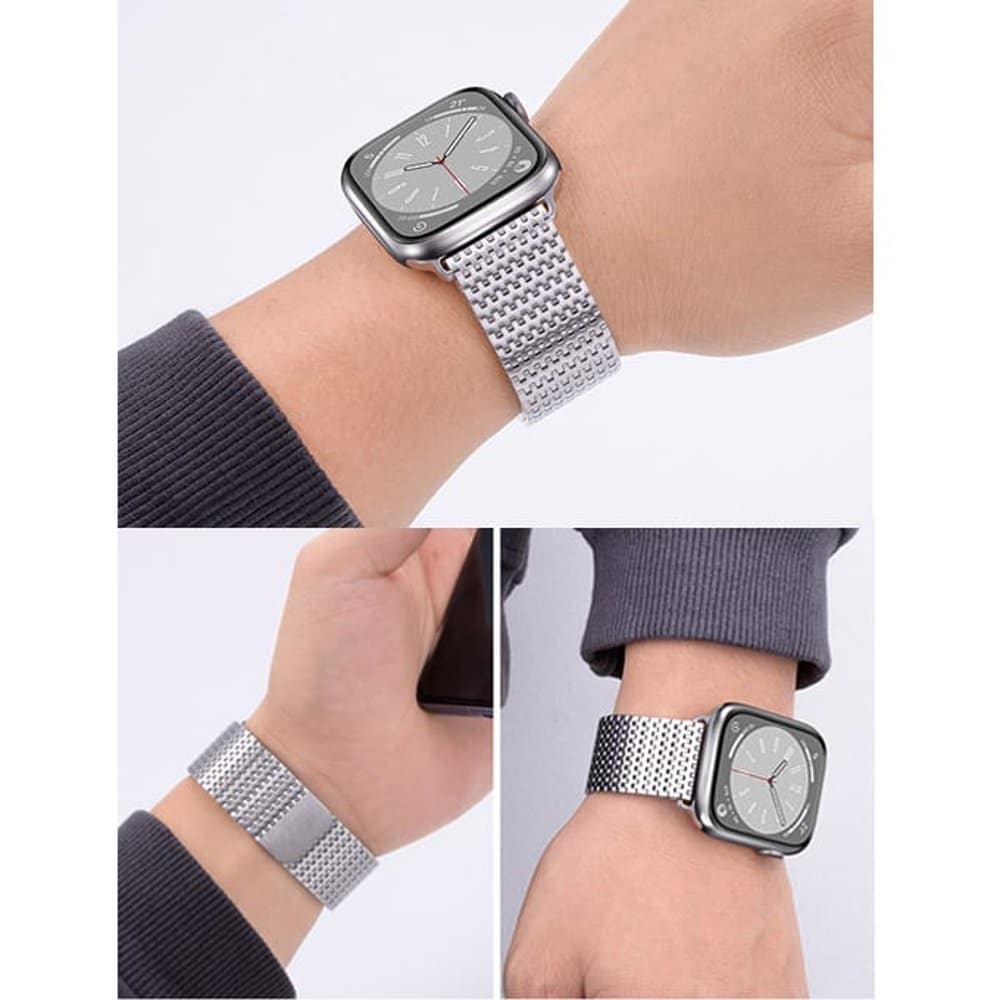 Needle Chain Loop Milanese Strap for 38/40/41mm Apple Watch - Image 3
