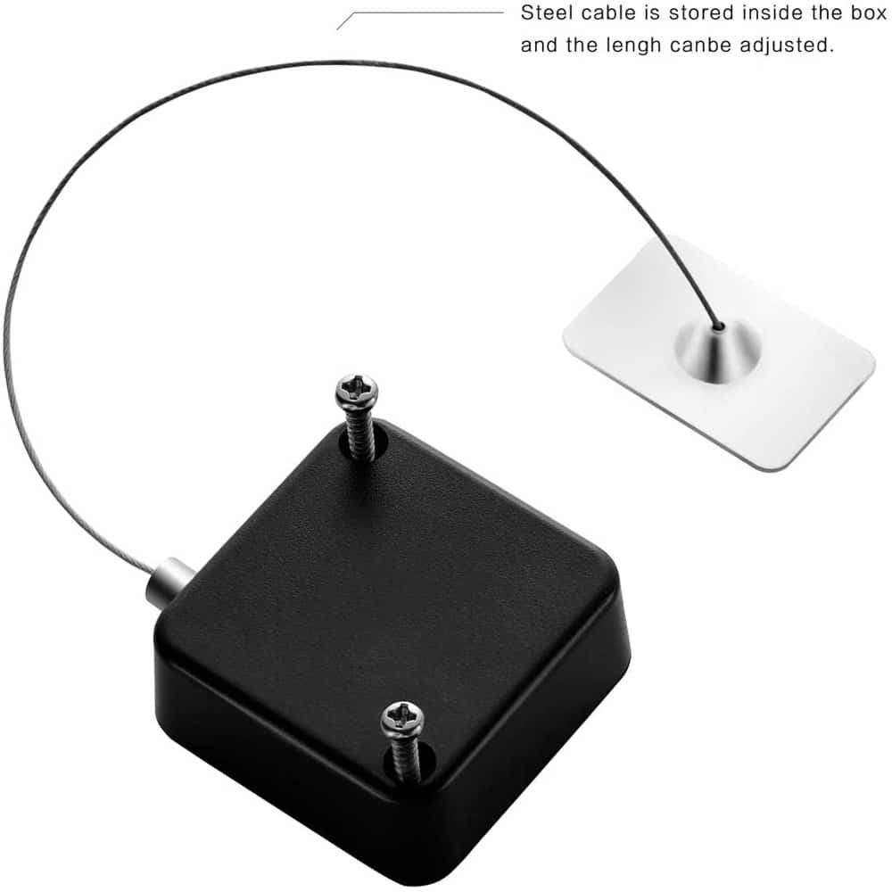 Adjustable Laptop Stand + Anti-Theft Retractable Cable Lock - Combo - Image 6