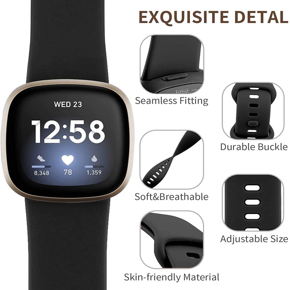 Silicone Strap for Fitbit Versa 3 / Fitbit Sense - Image 6