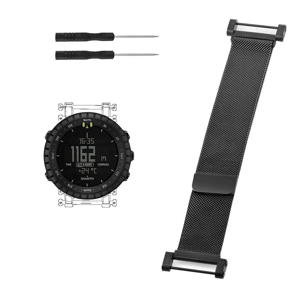 24mm Stainless Steel Milanese Strap for Suunto Core - Image 4