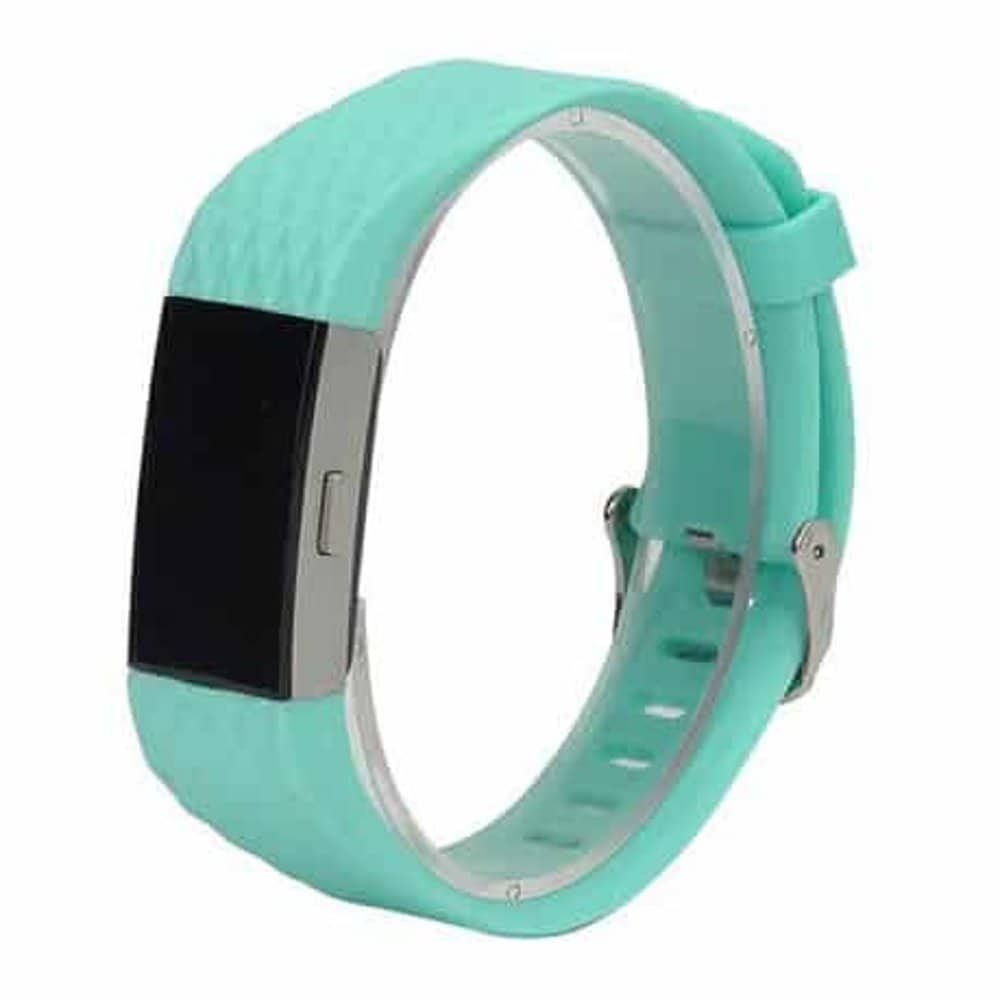 Fitbit Charge 2 Silicone Strap Combo /x3 (M-L) White, F.Blue, Black - Image 11