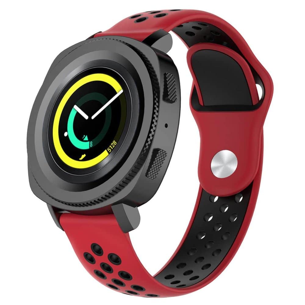 22mm Perforated Silicone Strap for Samsung Gear Sport - Image 4