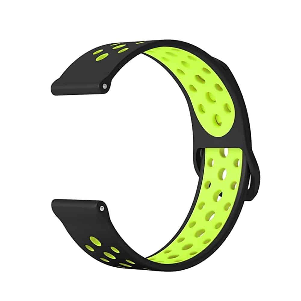 22mm Perforated Silicone Strap for Samsung Gear Sport - Image 6