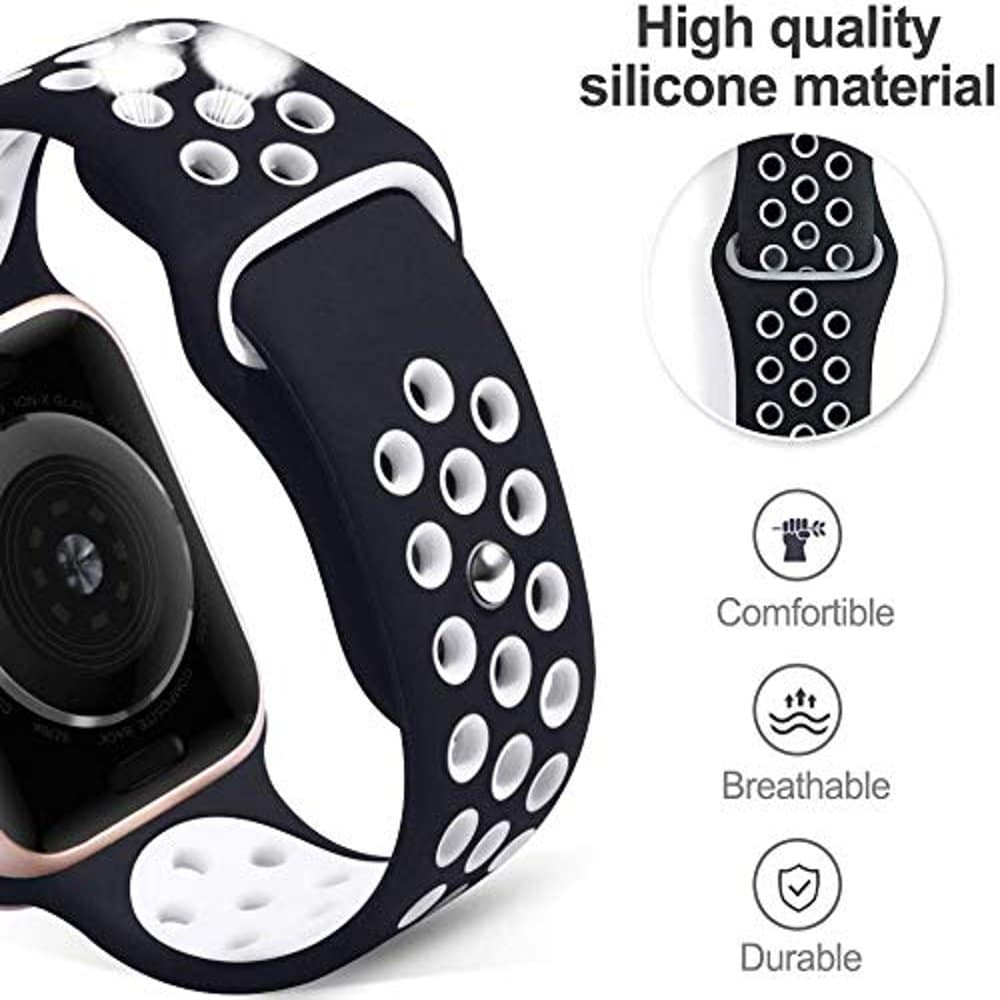 22mm Perforated Silicone Strap for Samsung Gear Sport - Image 9