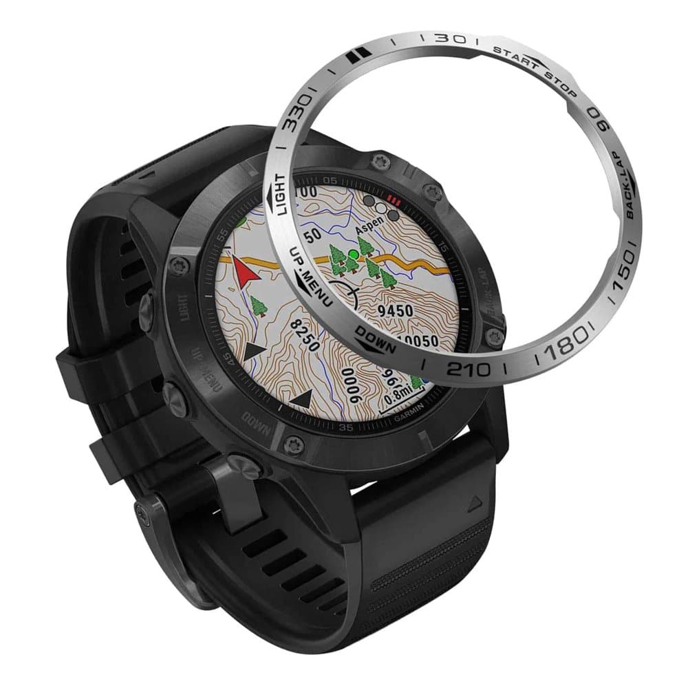 Protective Stainless Steel Bezel for Garmin Fenix 6S - Image 6