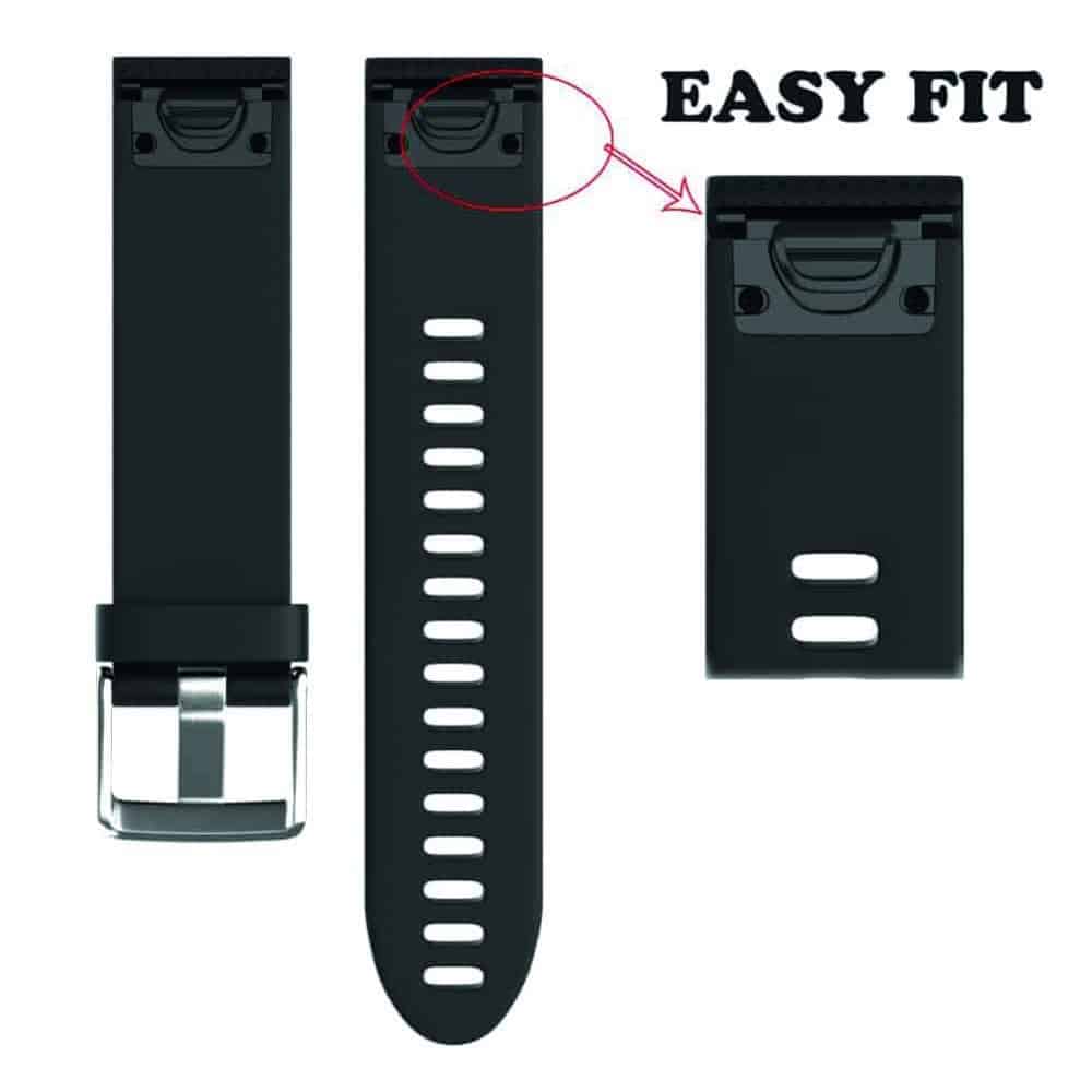 20mm QuickFit Silicone Strap for Garmin Fenix 5S/ 6S/ 7S - Image 6