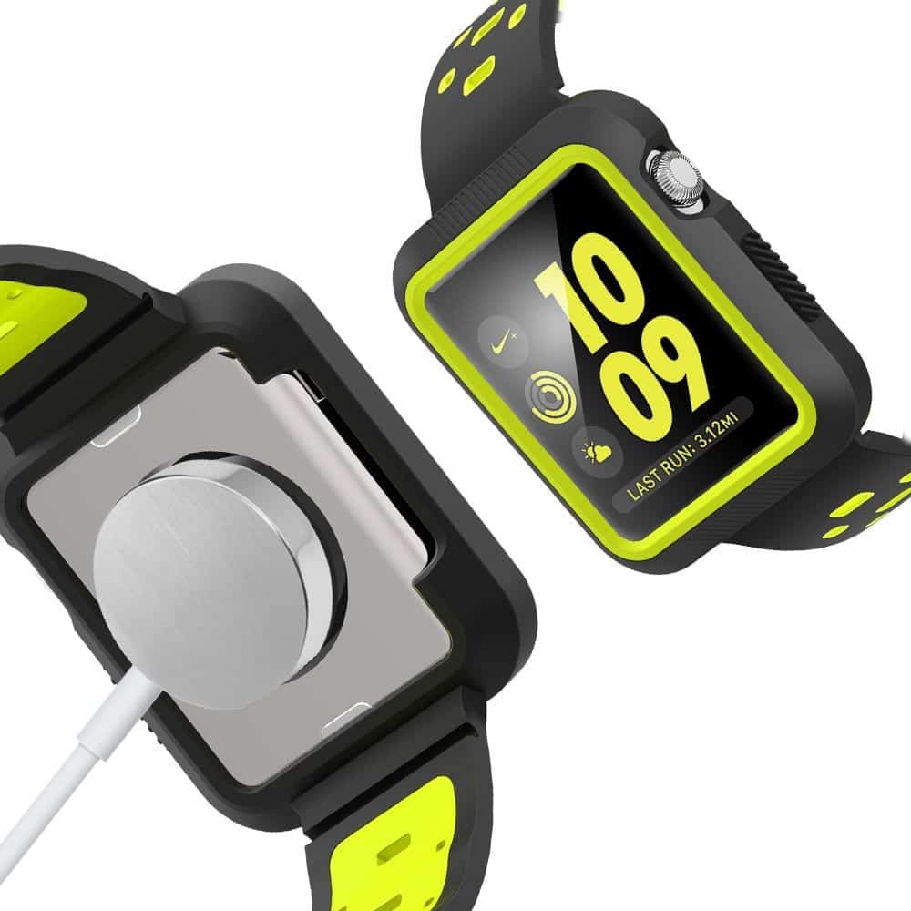 Silicone Strap & Bumper Case 38mm Apple Watch 2pc Combo - Image 10
