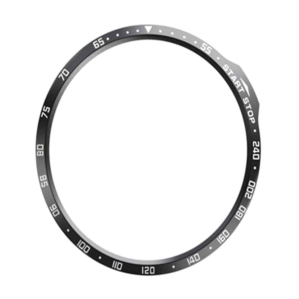 42mm Stainless Steel Protective Bezel for Garmin Fenix 7S - Black
