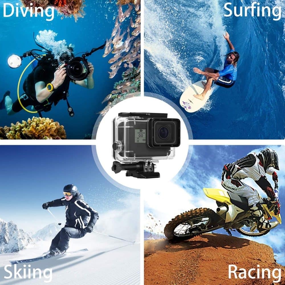 Action Mounts Waterproof Shell Housing with Base & Screw for GoPro Hero 5 Black - Image 6