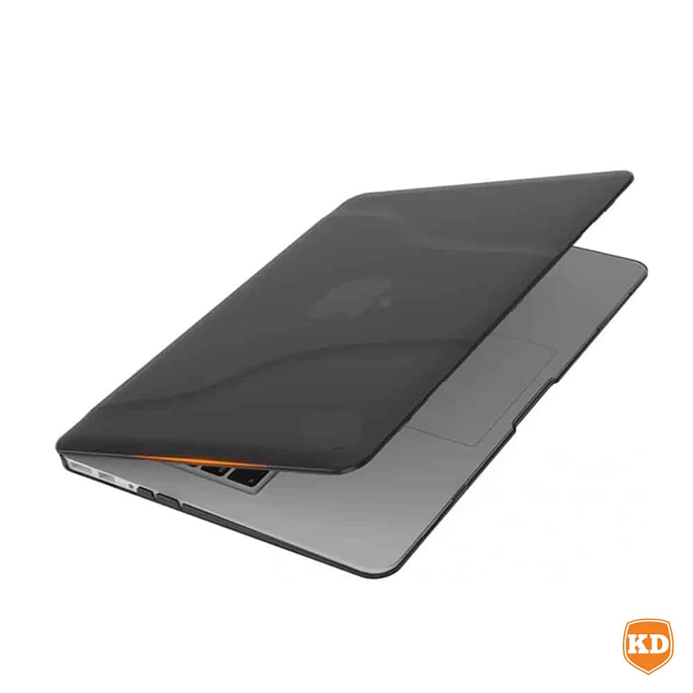 Laptop Hard Shell Case for MacBook Air 13.3 2018 (A1932)/M1 2020 Kickstand/Handle - Black - Image 6