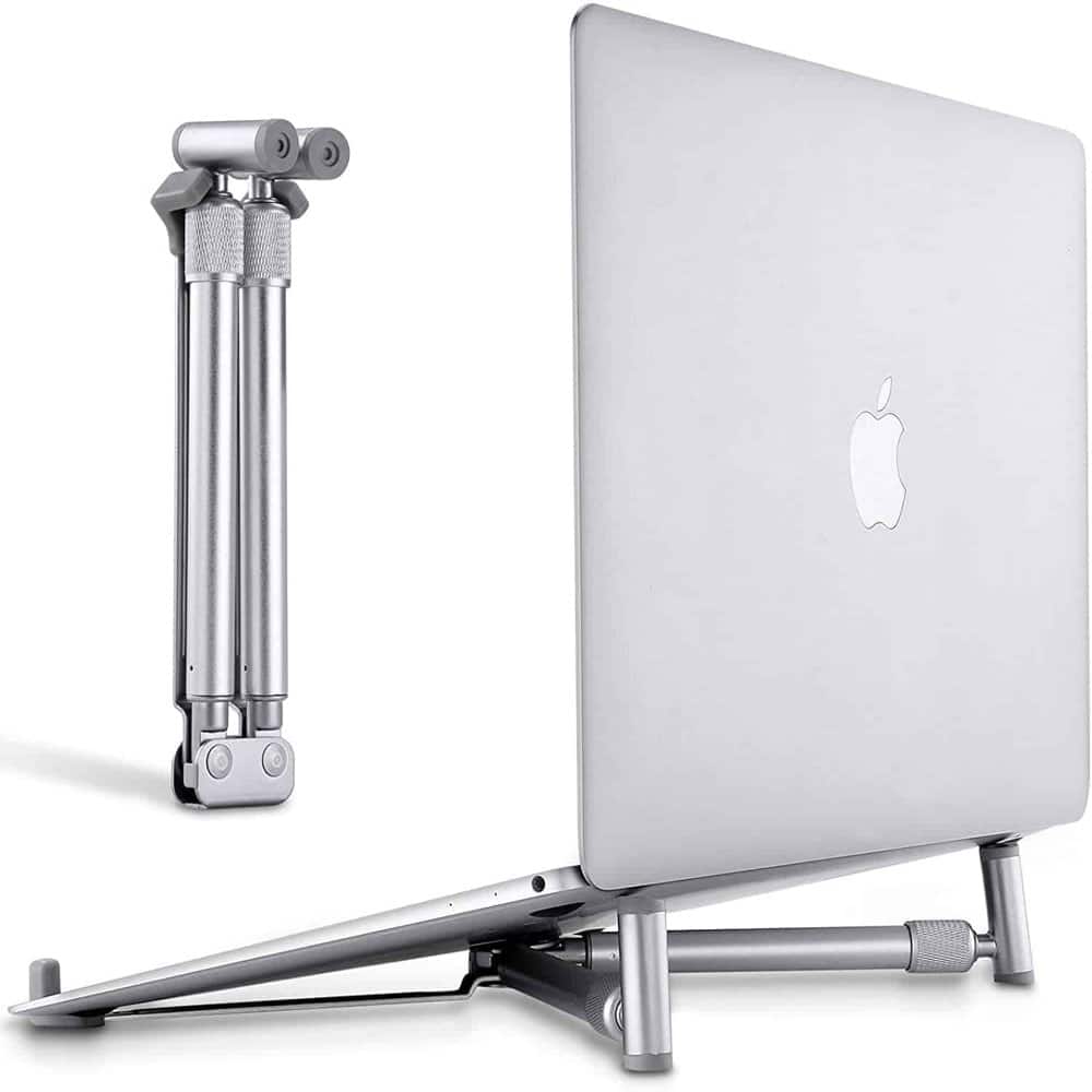 X-Shaped Adjustable Aluminium Ergonomic MacBook Laptop Stand - Image 7