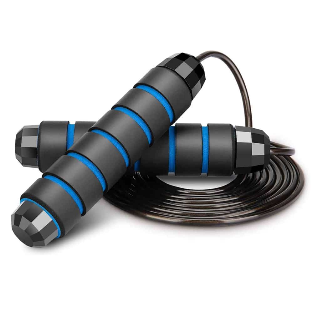 Ball-Bearing/Speed Cable Skipping Rope & Resistance Band Exercise Combo - Image 3