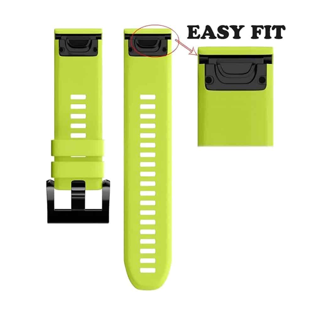 26mm Silicone Strap for Garmin Fenix 5X/ 6X/ 7X - Image 4