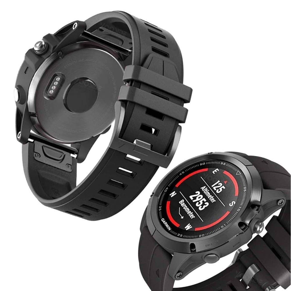 26mm Silicone Strap for Garmin Fenix 5X/ 6X/ 7X - Image 12