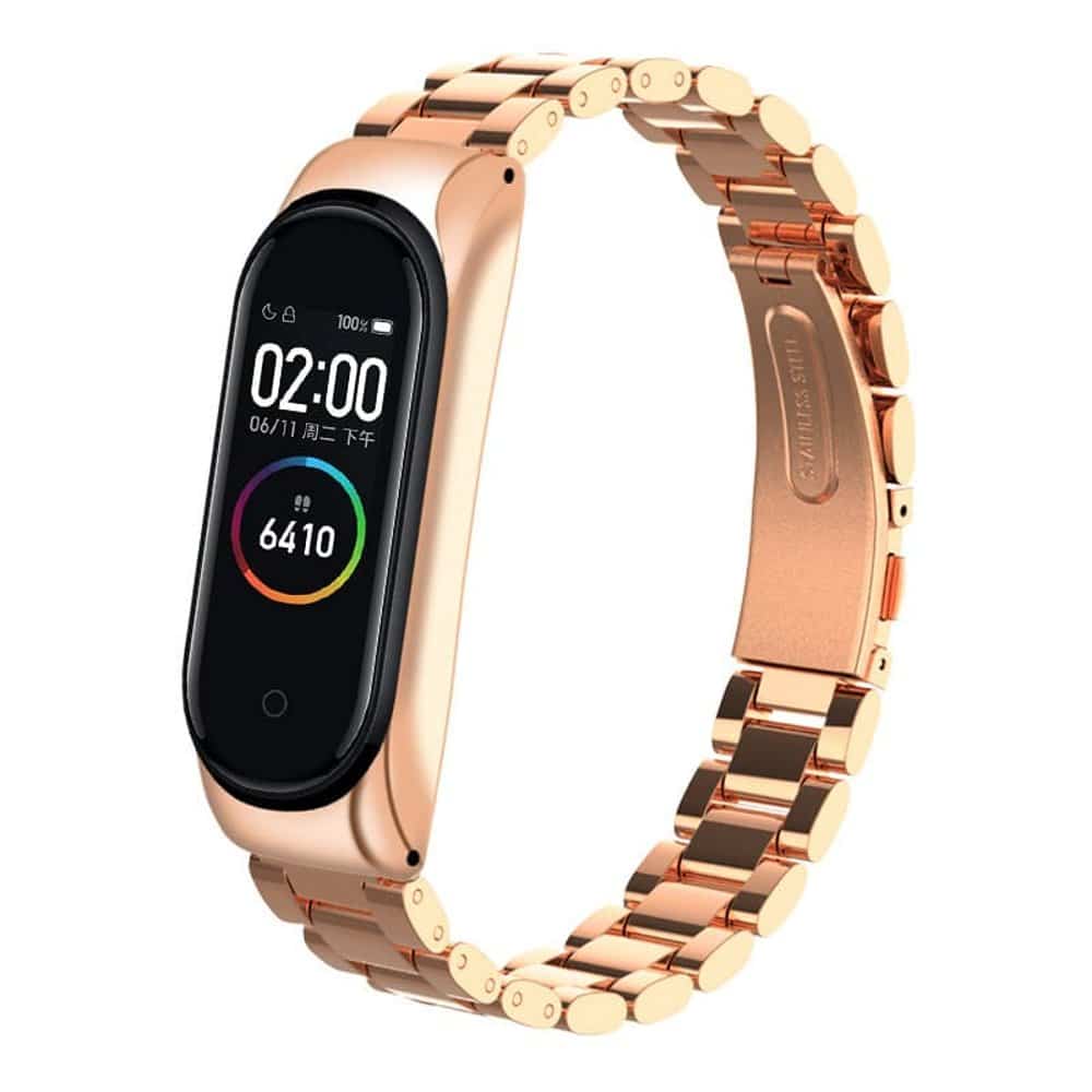 Xiaomi Band 3/4 Three-Links Stainless-Steel Strap - 3 Colors - Image 5