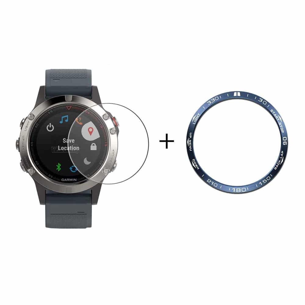 36mm Glass Screen Protector + Bezel for Garmin Fenix 5 - Image 9