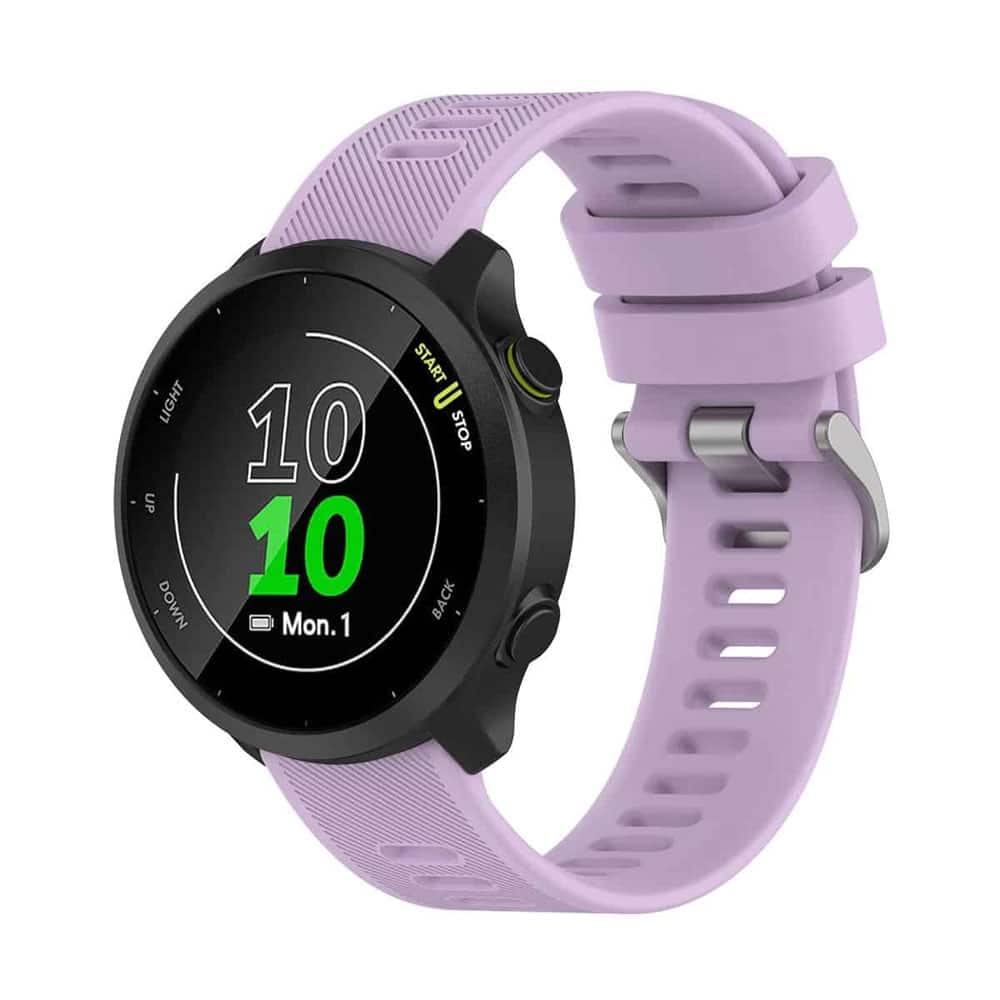 20mm Silicone Strap for Garmin Forerunner 55 - Image 11