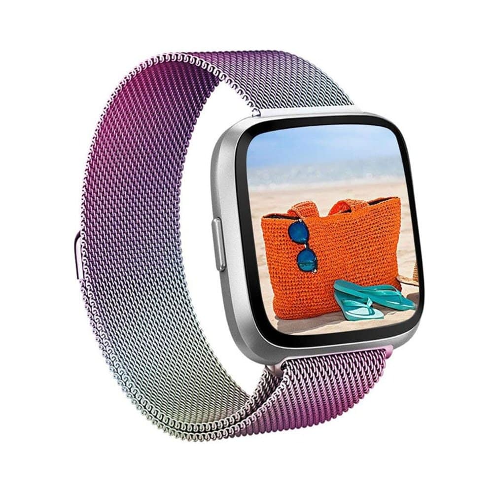 Stainless Steel Milanese Strap for Fitbit Versa / Versa 2 - Image 10