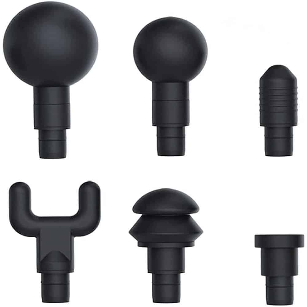 Deep Tissue/Trigger Point Muscle Massage Gun Spare Heads (6 Piece Set)