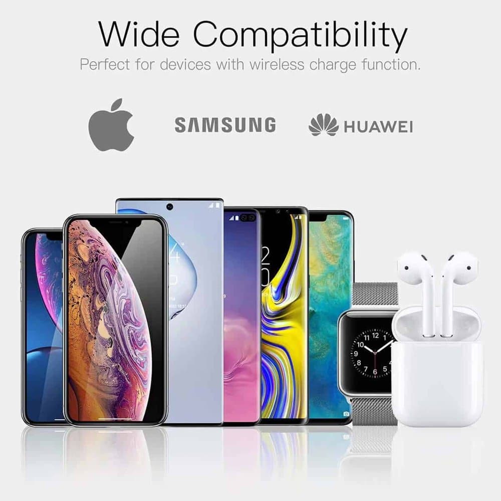 3-in-1 10W QI Wireless Fast Charger for Apple / Samsung - Image 5