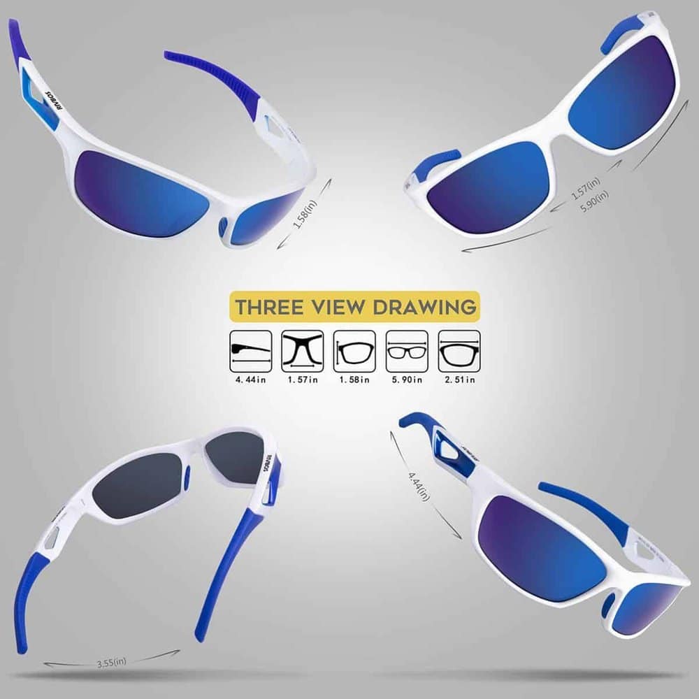 RIVBOS RB831 Polarized Sports Outdoor Driving Sunglasses - Image 5