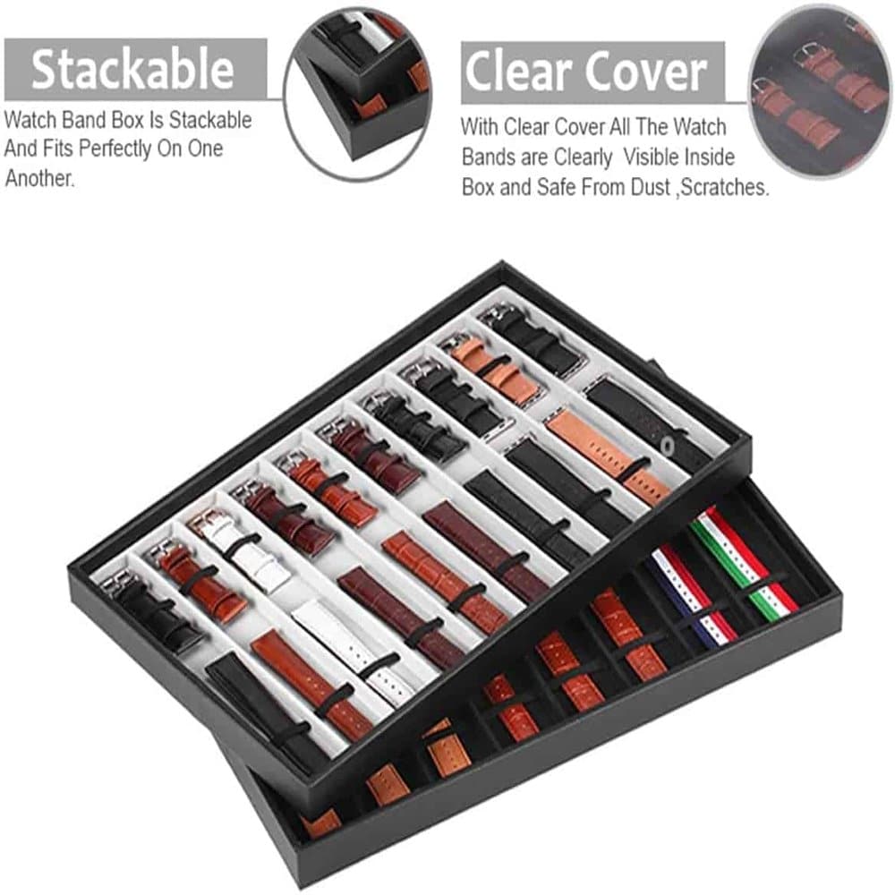 Storage Organizer Tray for Watch & Band Straps 10pc - Image 5