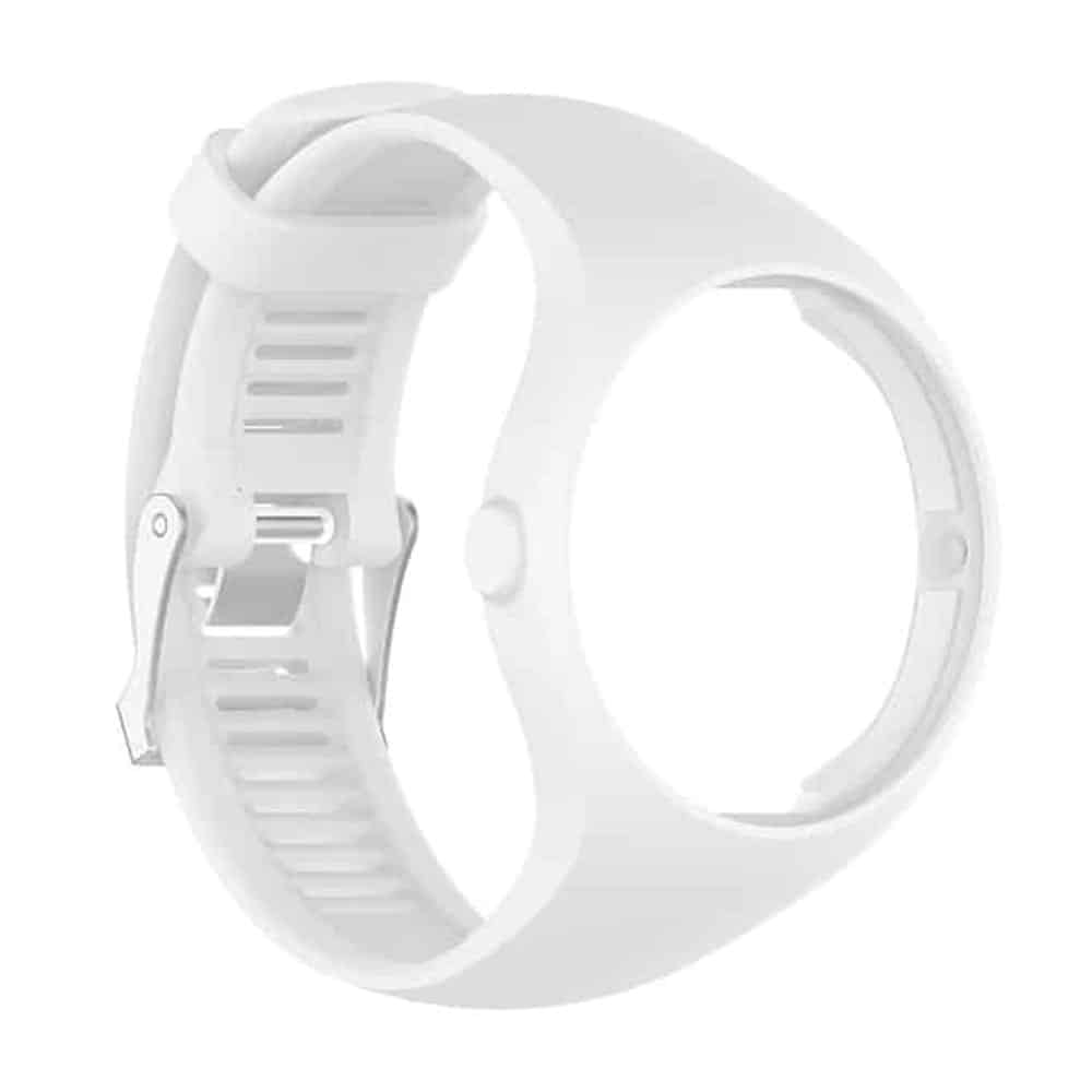 Replacement Silicone Strap for Polar M200 - White