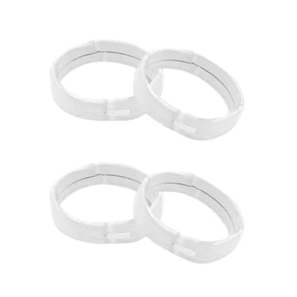 Universal Watch Leather Strap Saver Loop Keeper- 16mm - White