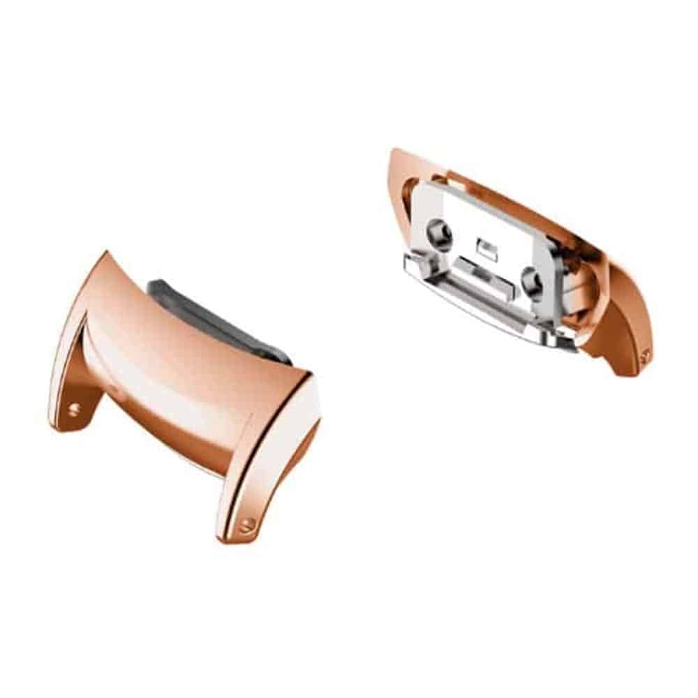 20mm Watch Lug Adapters Connectors for Samsung Gear Fit2 - Rose Gold