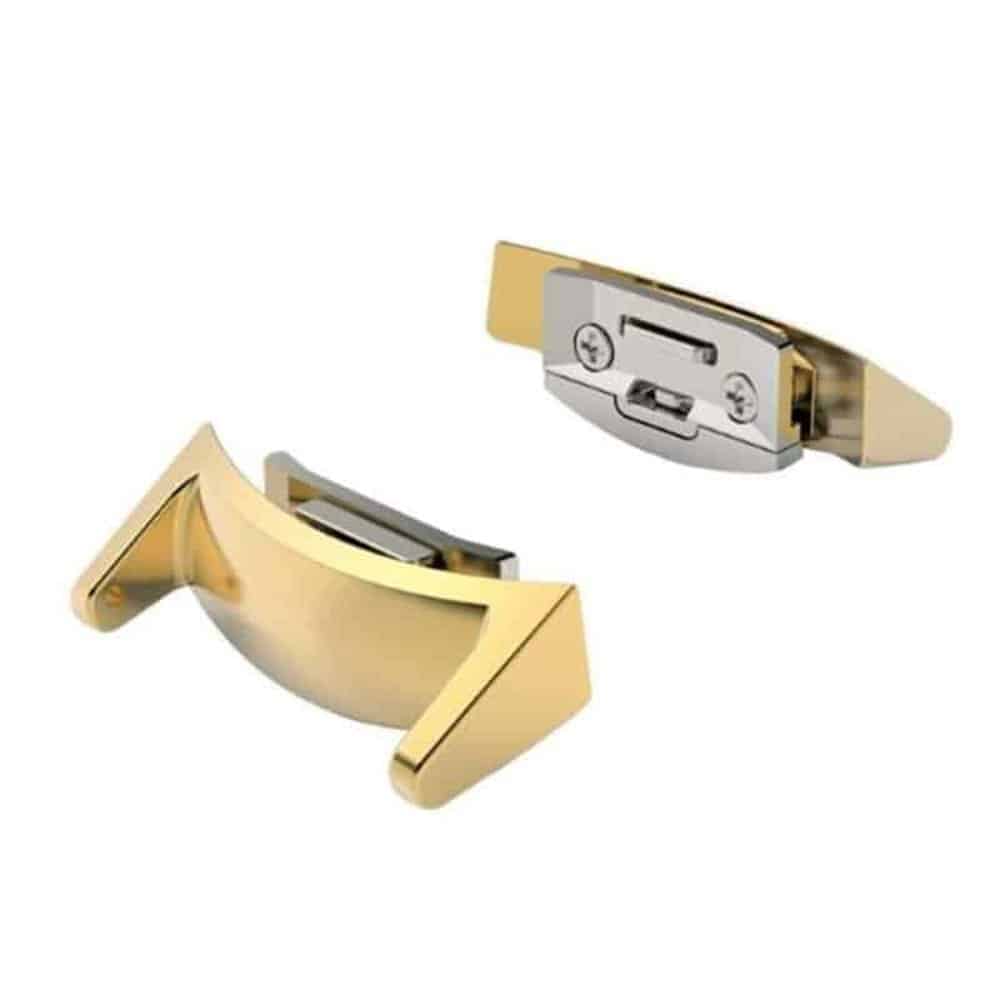 Stainless Steel Adapter Connectors for 20mm Samsung Gear S2 - Gold