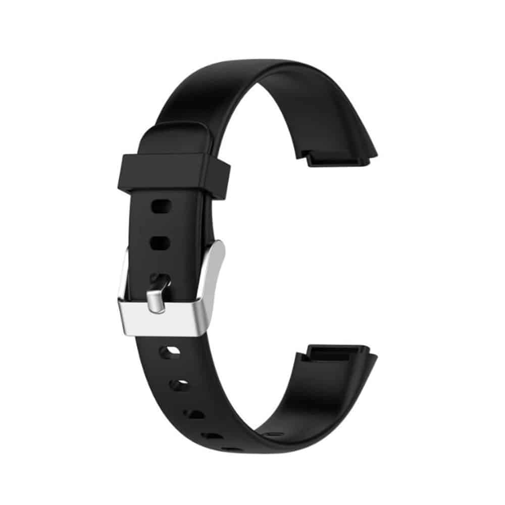 Replacement Sporty Silicone Strap for Fitbit Luxe - Black, M-L