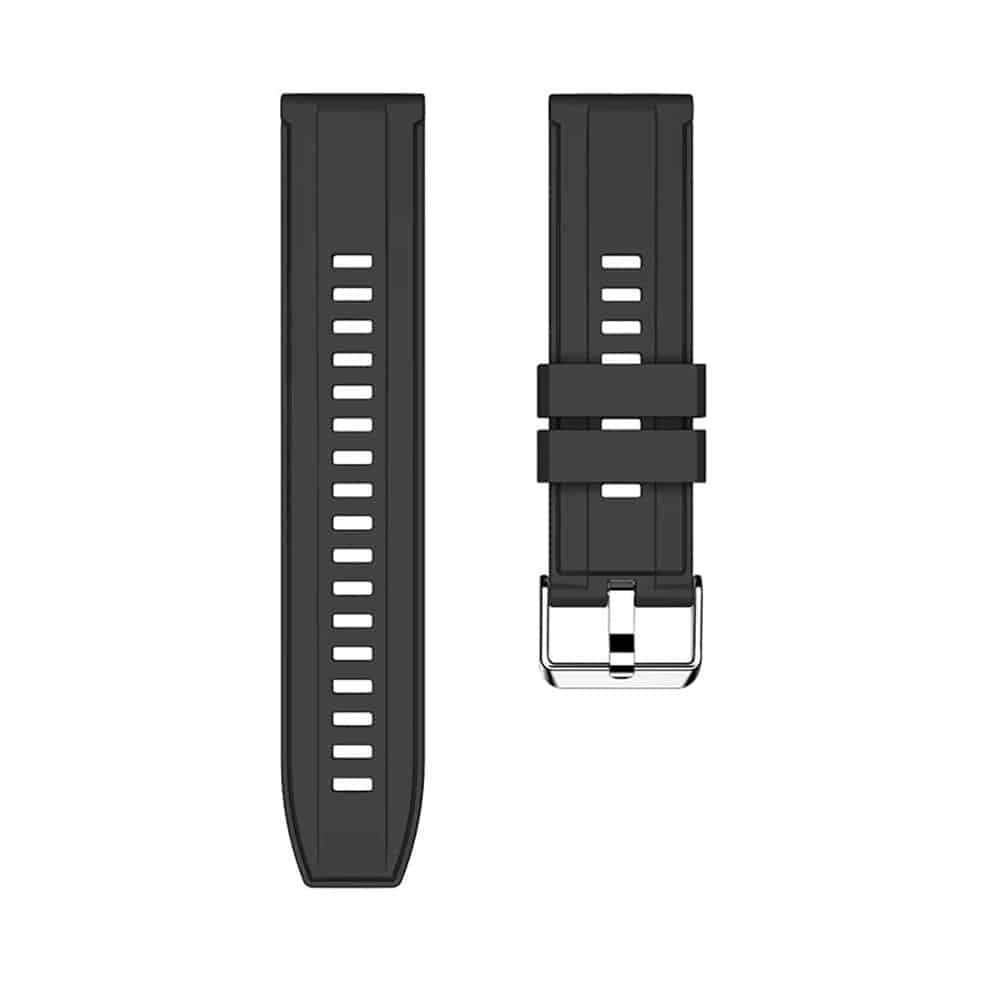 22mm Replacement Silicone Strap for Polar Grit X - Black
