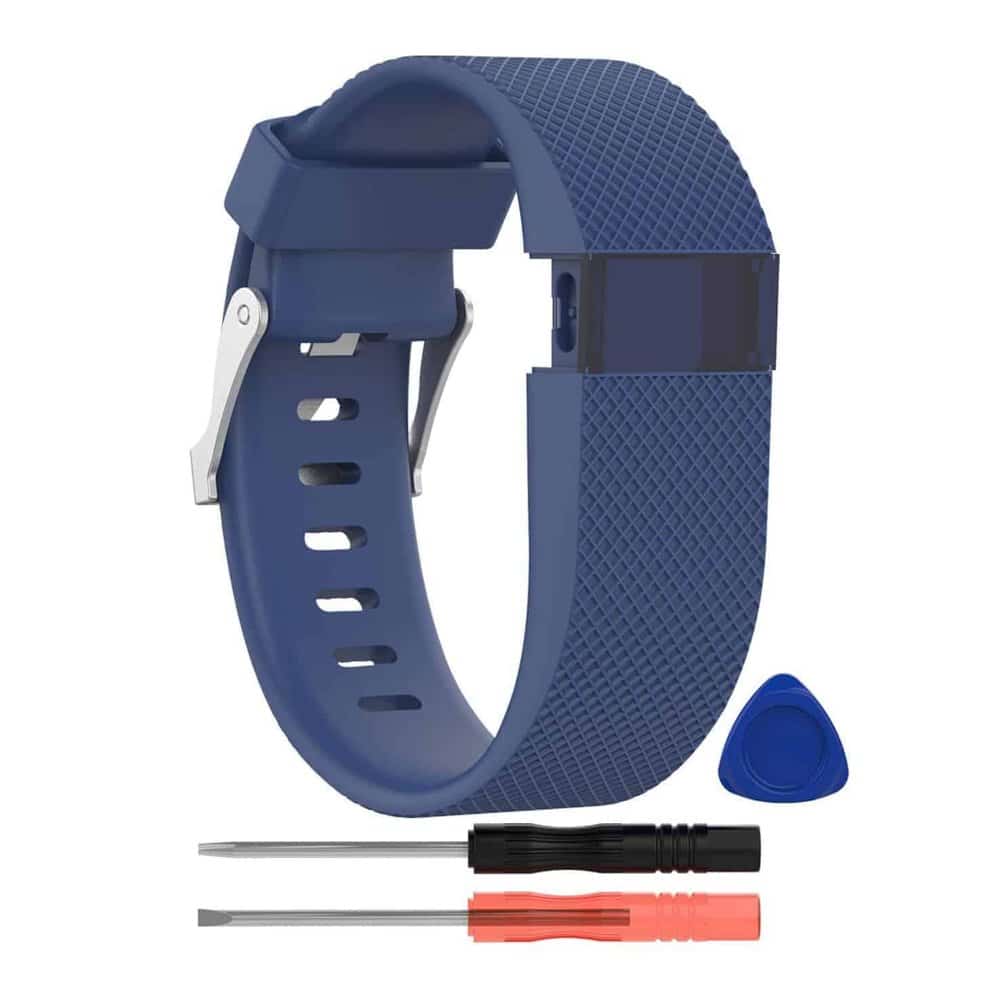 Silicone Strap for Fitbit Charge HR - Navy, M/L