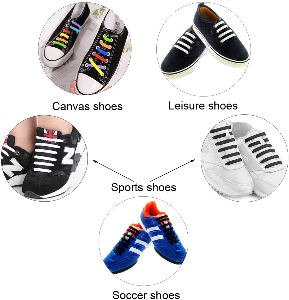 Lazy No-Tie Silicone Speed Shoelaces- Adults & Kids - Image 3