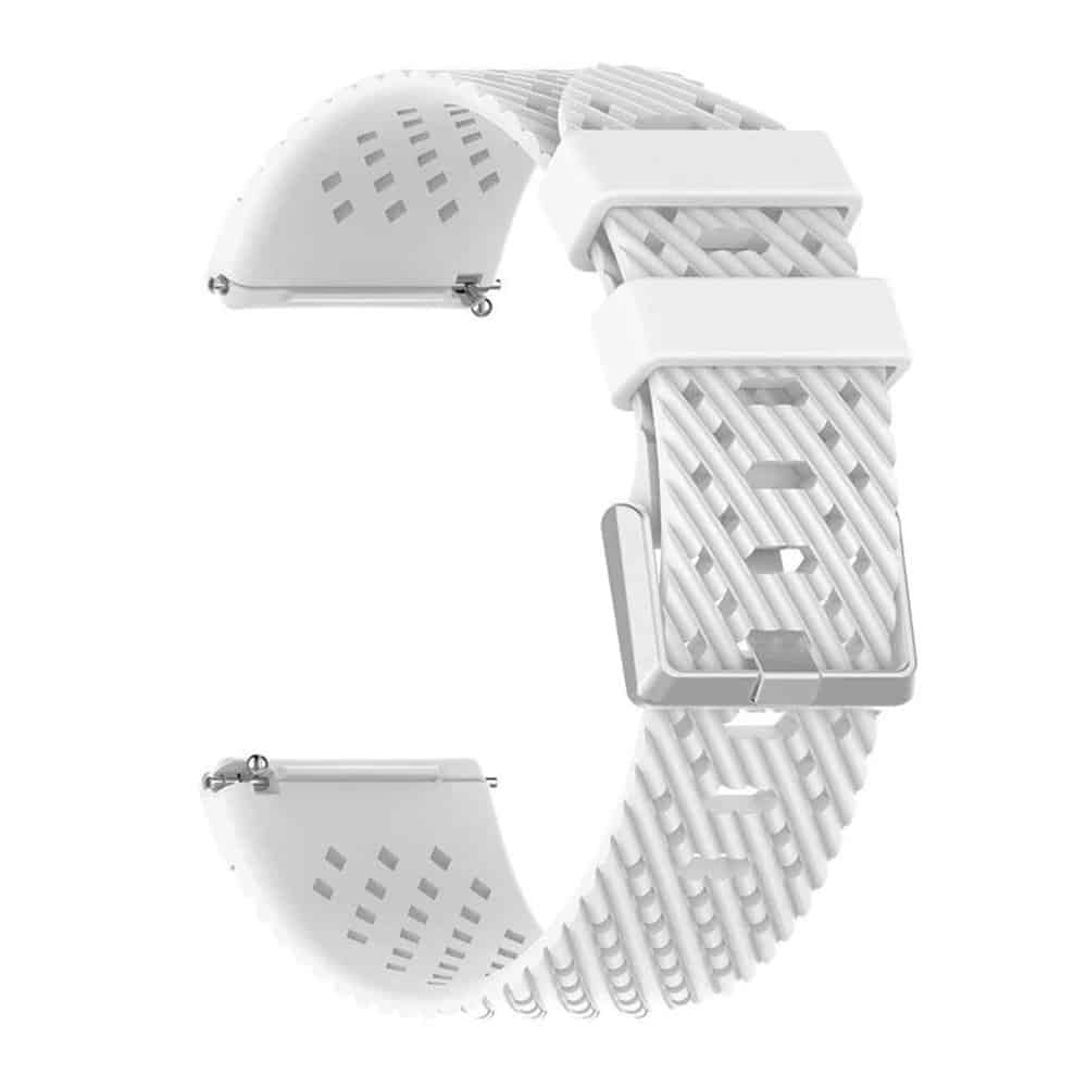Replacement Silicone Strap for Fitbit Versa/ 2 / Lite - White, S/M