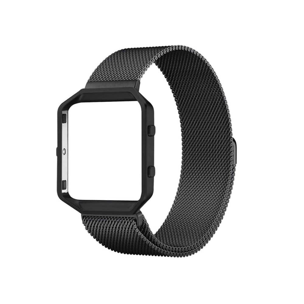 Stainless Steel Milanese Loop Strap for Fitbit Blaze - Black