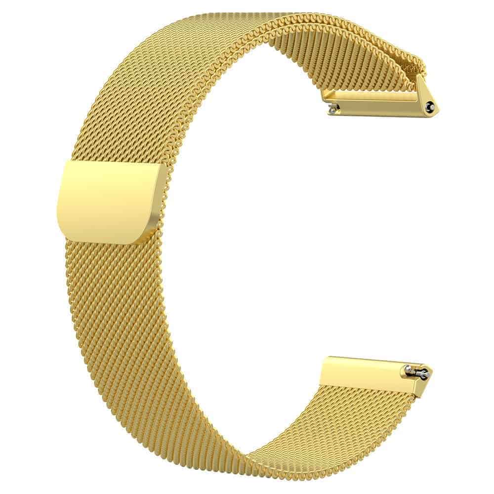 Stainless Steel Milanese Strap for Fitbit Versa / Versa 2 - Gold, M/L