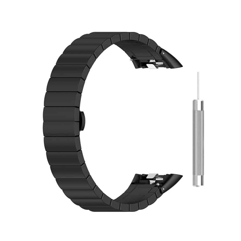 Stainless Steel Strap for Huawei Band 6/ Honor Band 6 - Black