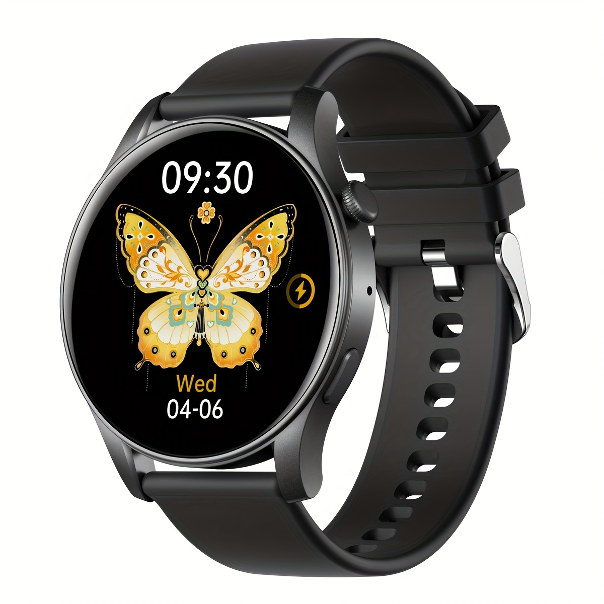 BezosMax 1.43-inch AMOLED Screen Smartwatch, Wireless Calling, 107 Sports Mode Options, Long Battery Life, Support for Multiple Languages, USB Charging, Silicone Strap, Durable Smartwatch, Ideal Gift. - Image 3